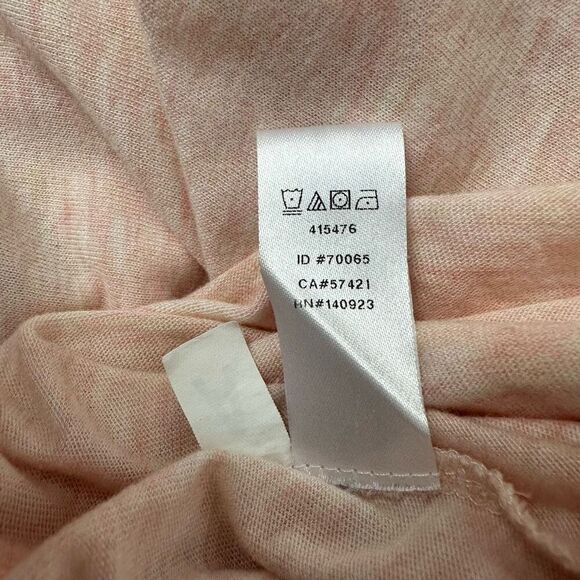 Lou & Grey Pink Heather Long Sleeve T-Shirt Size Small Scoop Neck - Picture 7 of 7